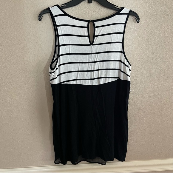 Motherhood Maternity Black and White Tank Top - Picture 11 of 13